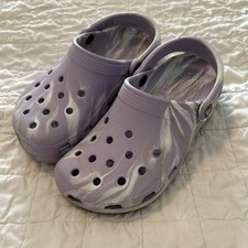 Crocs Classic Marbled Clog Purple Size W6 M4 Womens 6