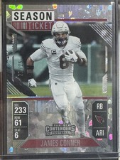 2023 Contenders Optic James Conner Cracked Ice Season Ticket /25 Cardinals