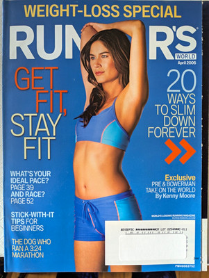 Runner's World Magazine April 2006 Weight-Loss Special Illustrated Fitness Issue