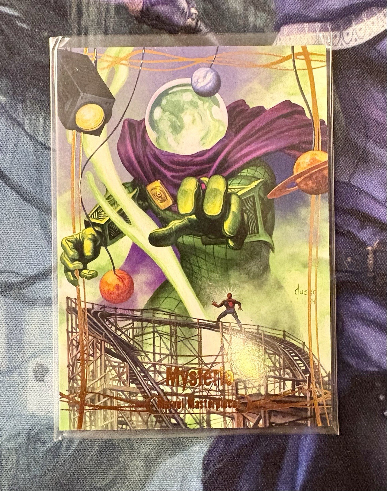 Mysterio 2016 Marvel Masterpieces Legendary Orange #28 Joe Jusko 20/99