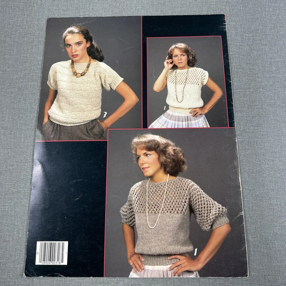 Leisure Arts Leaflet 318 Quick Knit Sweaters - Darla Sims - Image 2 of 3