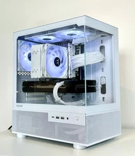 White RGB Gaming Pc, Windows 11 Pro, High FPS In Games. 32gb Ram, 1TB storage.