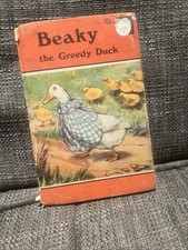Beaky The Greedy Duck By Noel Barr Vintage Ladybird Book Old & OK condition