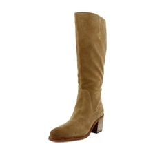 Sam Edelman Soyer Wide Calf Women's Boots Golden Caramel Size 7 M
