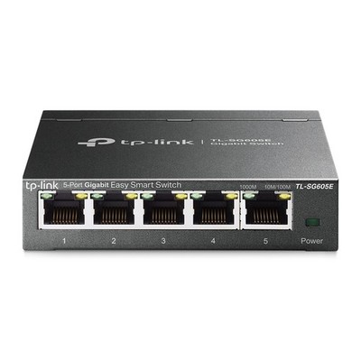 TP Link TL SG605E 5 Ports Gigabit Easy Smart Managed Netzwerk Switch Plug&Play