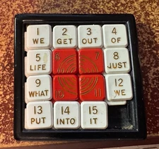 Vintage Christian McBeth Press Elizabethrown, PA Slide Puzzle Tray Toy Plastic