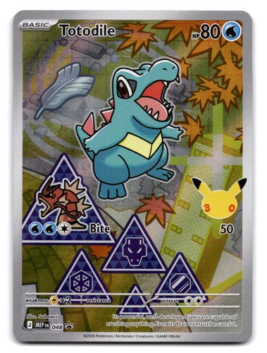 Totodile 048 Promo  First Partner Collection 2026 Pokemon Holo Near Mint