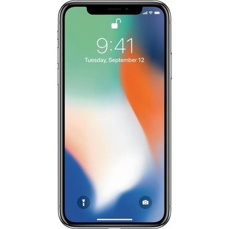 Apple iPhone X A1865 (Unlocked) 64GB Silver (Excellent)