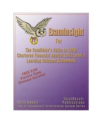 Examinsight for 2003 Cfa Level I Certification: The Candidates Guide to Chartere