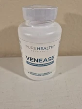 PureHealth Research VENEASE Healthy Vein Formula (60 Caps) Varicose Vein Support