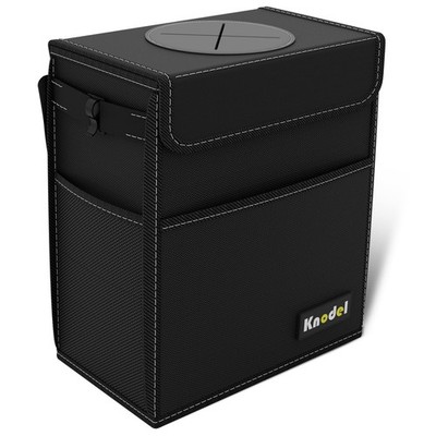 Car Trash Can, Waterproof Garbage Can, Trash Bag with Lid, Leak-Proof Car Bin...
