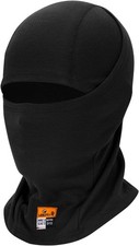 Summer Cooling Motorcycle Balaclava Fire Resistant Full One Size, Black-1pc