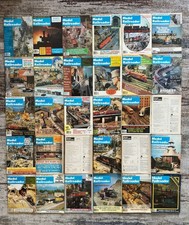 Lot of 30 Vintage Model Railroader Magazines 1977-1979 Trains HO Layout Railroad