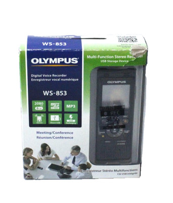 New Open Box Olympus WS-853 Digital Voice Recorder 8GB Stereo MP3 USB Recorder