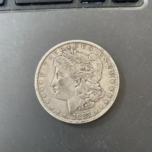 1887-P Morgan Silver Dollar $1 90% Silver Combine Shipping VG Condition