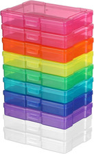 Transparent 4" x 6" Photo Storage Boxes - Photo Organizer Cases Photo Keeper Pic