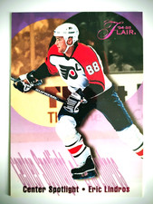 94 95 FLAIR CENTER SPOTLIGHT ERIC LINDROS #7