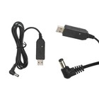 1PCS Walkie Talkie Radio Charger Boost Cable USB Cord For Baofeng UV5R UV82 UV9R