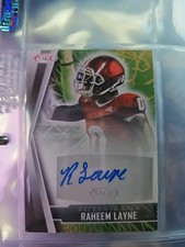 2022 SAGE Low Series - Autographs Raheem Layne #A-RL Black (AU, RC)