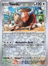 Tauros [SCR - 112/142] Reverse Holofoil Common NM