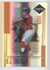 2006 Leaf Limited Rookie Bronze Spotlight 30/50 DJ Shockley #168 Rookie RC 0f4