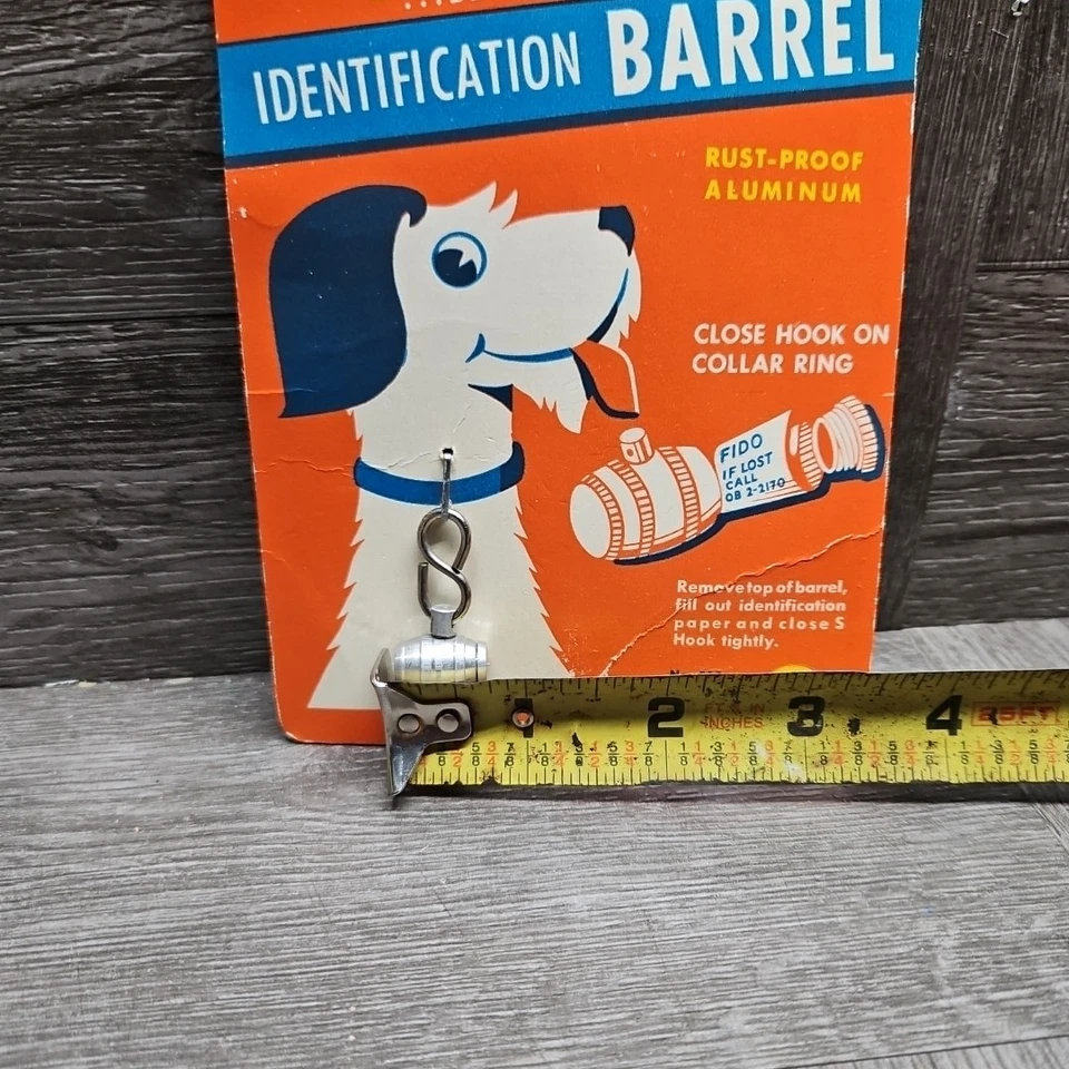 ¡Seguro! Barril de identificación para perro gato Fido si pierde llamada 📞  Foto 3 de 3