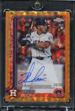 2025 Topps Chrome Logofractor Edition - Pedro Leon, #97 Gold /50