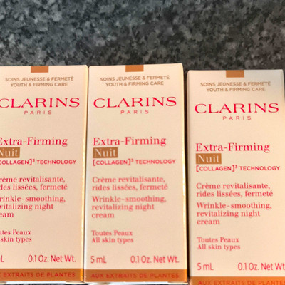 Clarins Extra-Firming Nuit Nachtcreme Straffung & Falten Anti-Aging 3x5ml