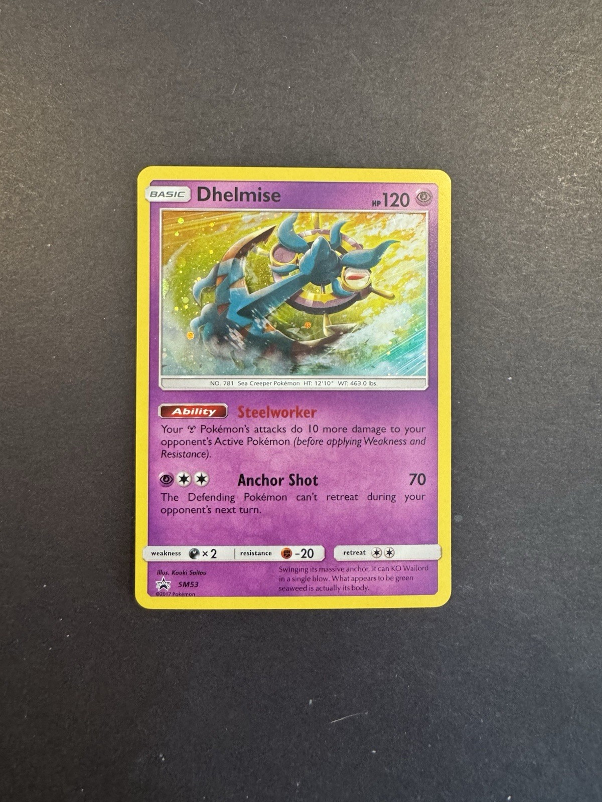 Dhelmise - Black Star Promo (Cosmos Holo) SM Promos SM53 VLP