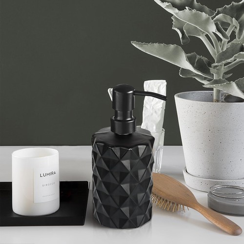 Glass Soap Dispenser with Plastic Pump, 330ml/11oz. Liquid Hand Soap Dispense... - Picture 6 of 7