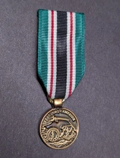 Miniature Texas Iraqi Campaign Medal - Moiré Mini Medal - Super Rare -