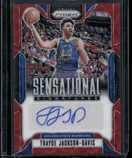 2024 Panini Prizm Trayce Jackson-Davis Sensational Signatures Choice Auto