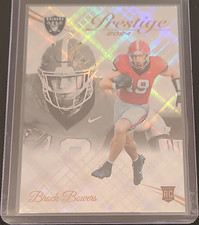 Panini Prestige 2024: Brock Bowers Rookie Xtra Points #305 - Raiders