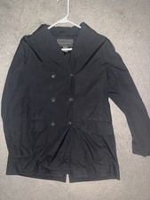 Vintage Banana Republic Black Peacoat Women s Size M