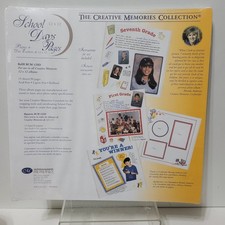 Creative Memories 12 x 12 "School Days" Scrapbook Pages NIP K-8th Grade, 2002