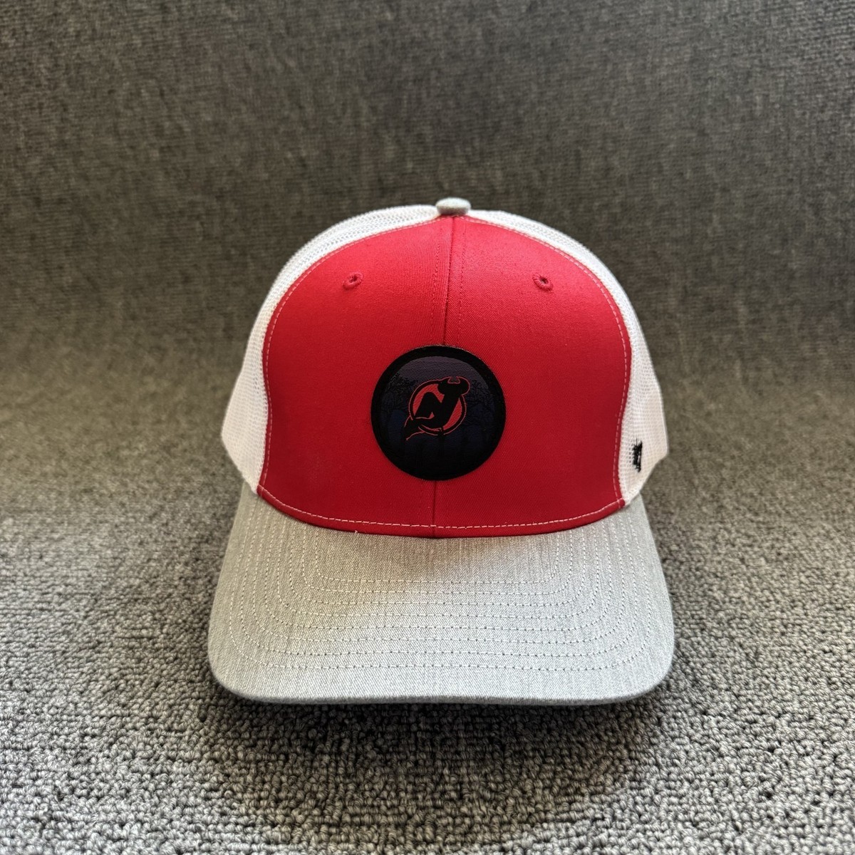 '47 Brand New Jersey Devils Trucker Snapback Red White Gray One Size Hat