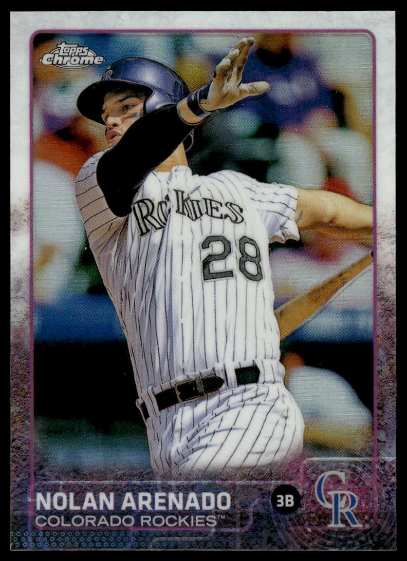2015 Topps Chrome #66 Nolan Arenado Refractor Colorado Rockies NM+