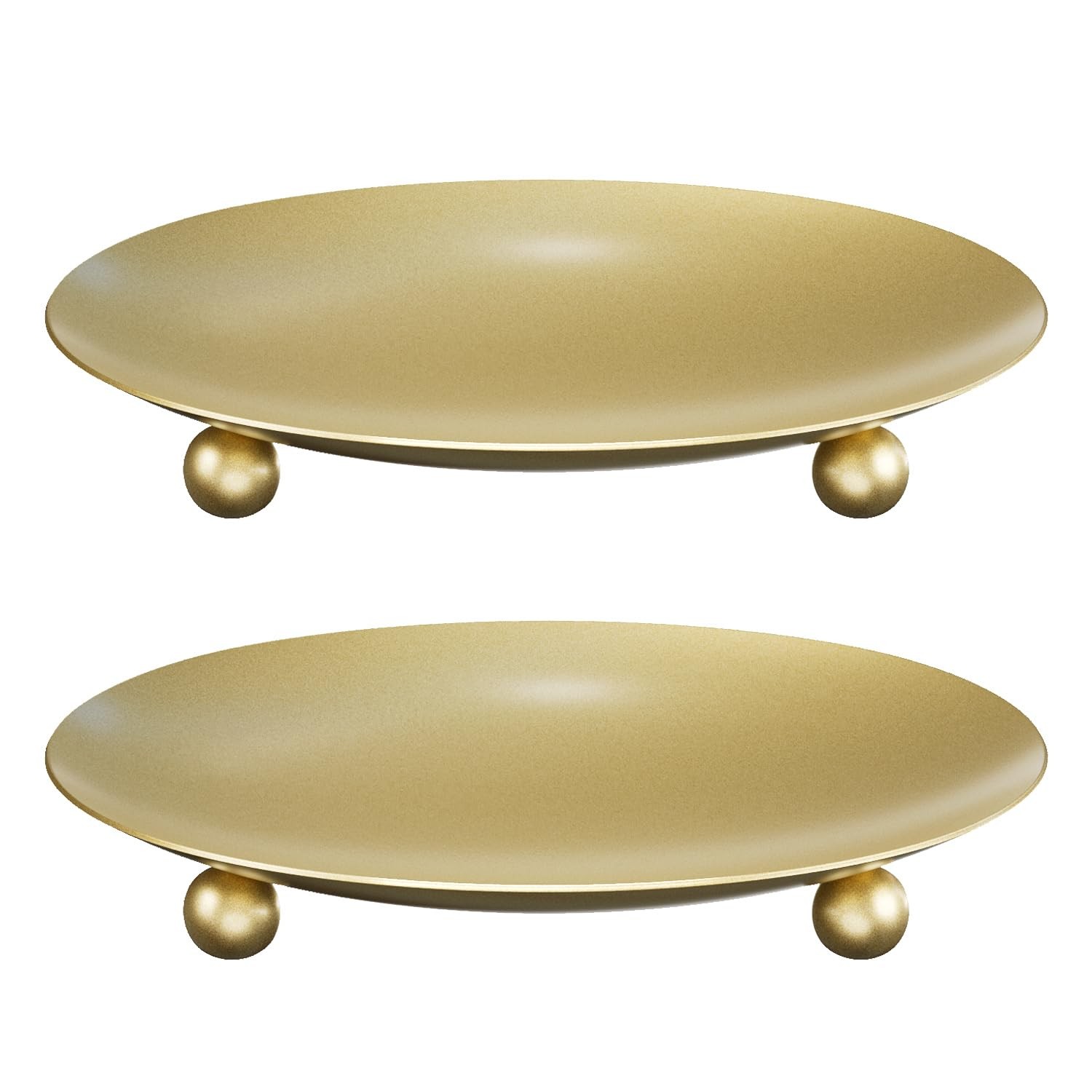 S For Pillar Candles, Set Of 2 Premium Metal Candle...