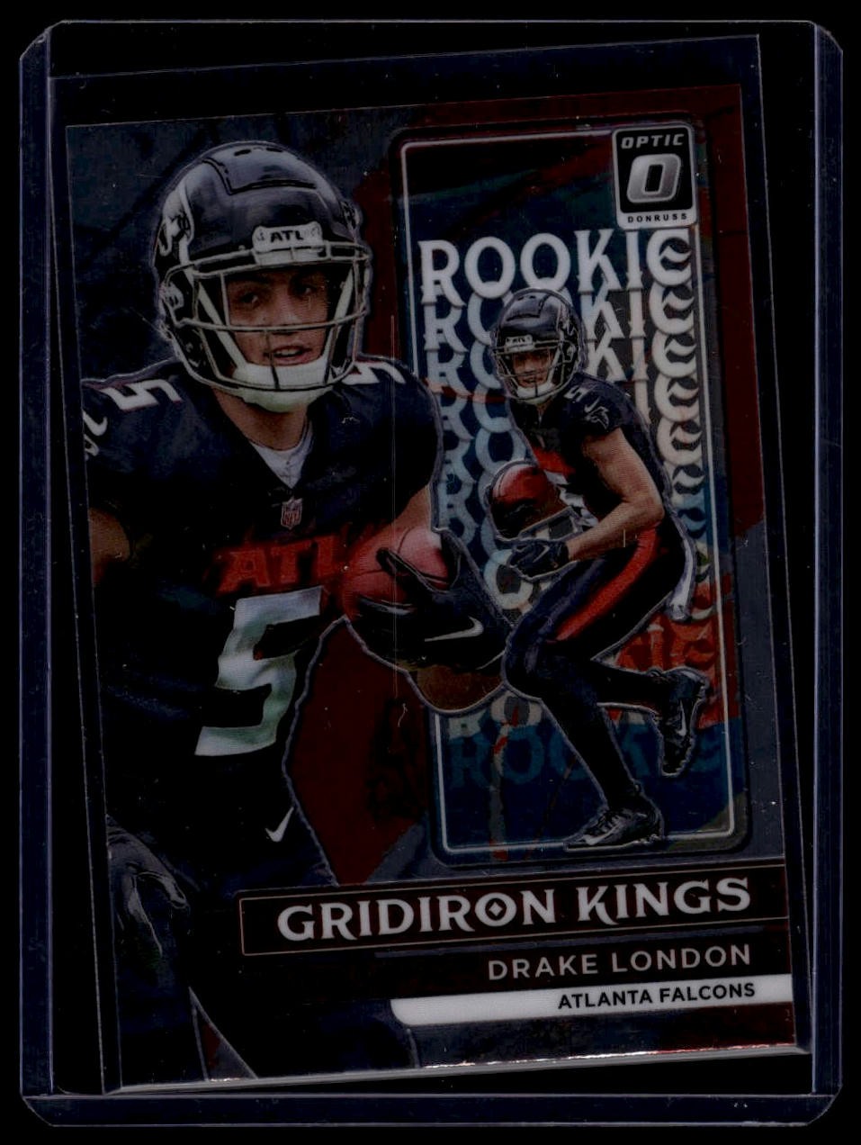 2022 Donruss Optic #RGK-6 Drake London Rookie Gridiron Kings