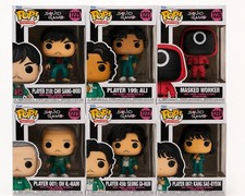Funko Pop Squid Game Komplettset 6 Figuren 12...