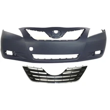 Bumper Cover Kit For 2007-2009 Toyota Camry Front For Japan Built Models 2pc
