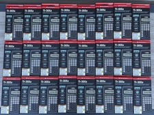Lot of 24 Black Texas Instruments TI-30Xa Scientific Calculator Teacher Pack
