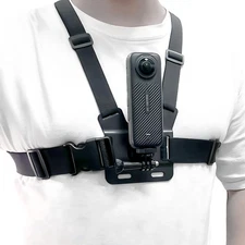 Adjustable Chest Mount Harness for Insta360 X5 X4 X3 X2 X ACE Pro ONE RS R GO