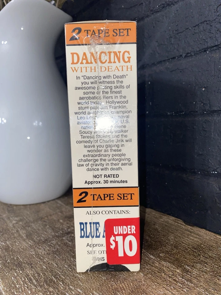 Dancing With Death VHS Sealed, 1989 Rare OOP HTF New Sealed Blue Angels Crazy - Image 3 of 4