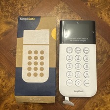 SimpliSafe SSKP3-W Keypad White Wireless Touch-to-Wake Home Security GEN 3