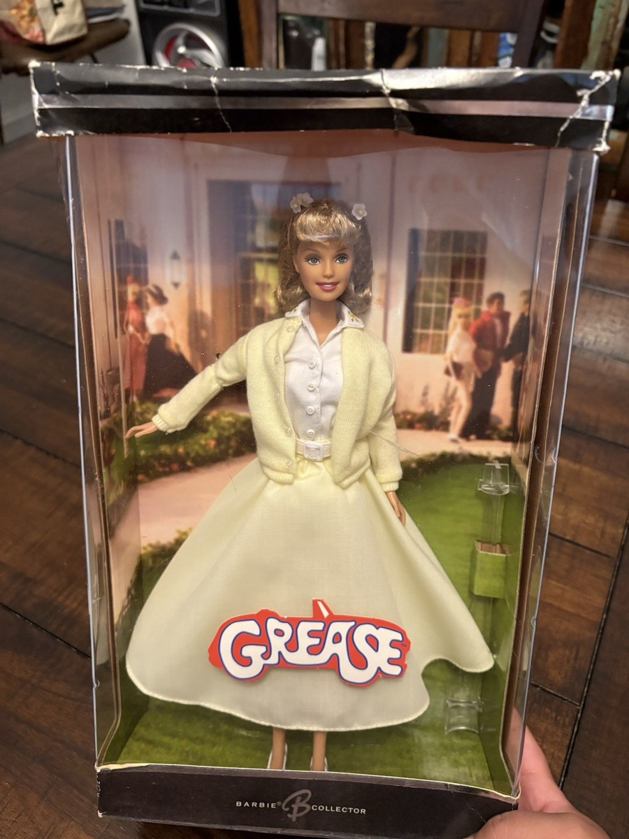 Barbie C4773 Grease Sandy Doll In A Yellow Dress NIB