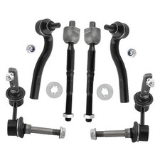 Set of 6 Front Inner Outer Tie Rod Ends Sway Bars Kit Fits Lexus GS300