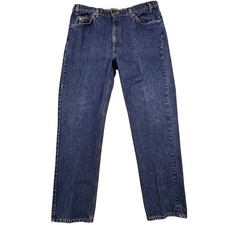 Levis Orange Tab Blue Jeans 505 Tag Size 40 x 32 Made In USA August 1995