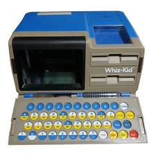 Vtg VTech Whiz Kid Personal Computer 1984 Original Box Cartridge Talking 80s Toy