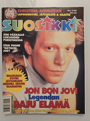 Bon Jovi /Nightwish/Russell Crowe/Christina Aguilera - Suosikki  - 07/2000